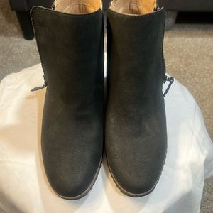Never worn black ankle boots